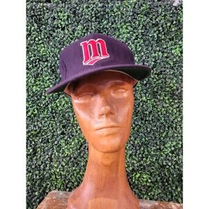 vtg 80s MINNESOTA TWINS WOOL Hat // mlb sports fan fitted minneapolis baseball